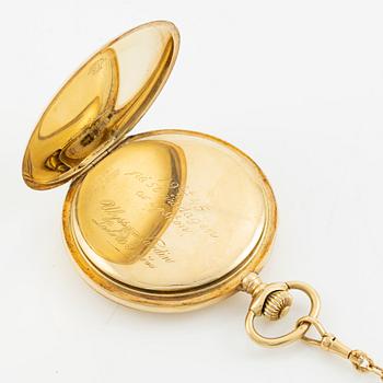 Ulysse Nardin, pocket watch, hunter, 52 mm.