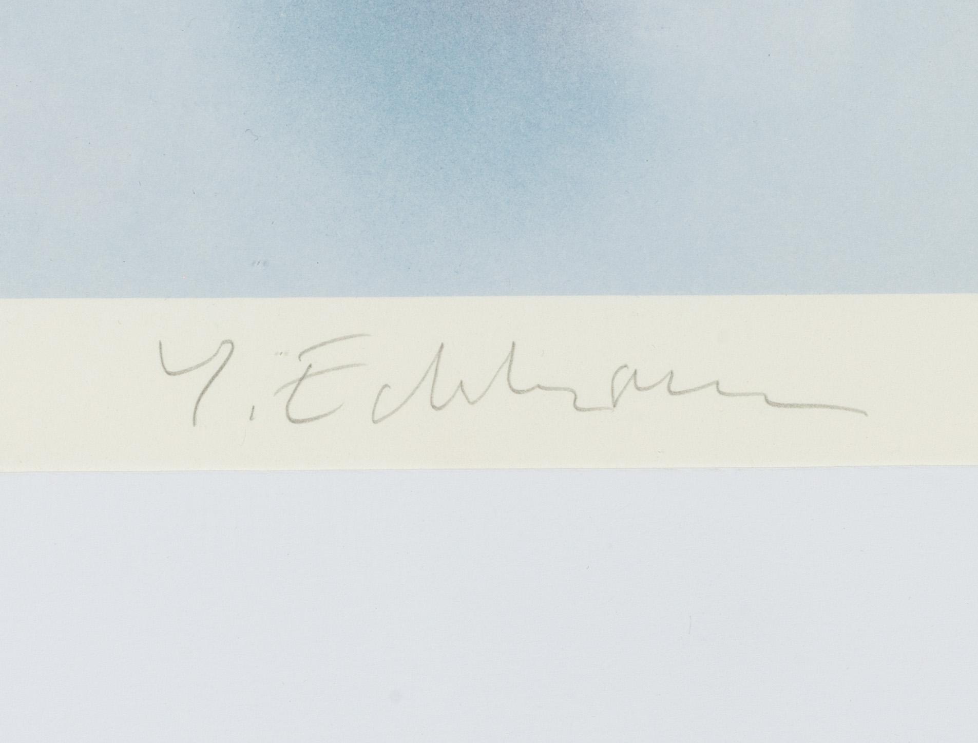 Yrjö Edelmann, färglitografi, 2001, signerad 270/375.