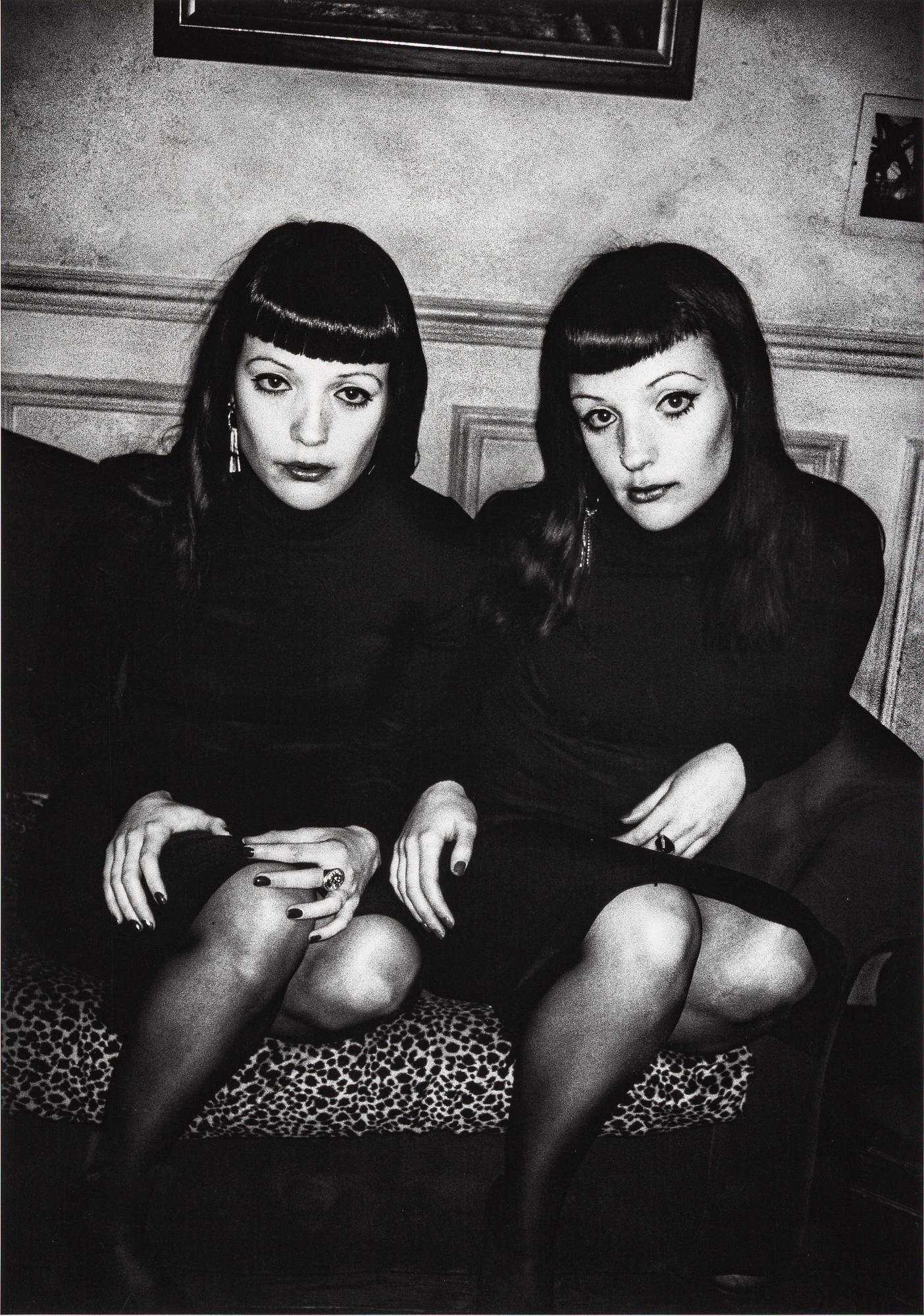 Anders Petersen, "Twins, Paris, 2006".