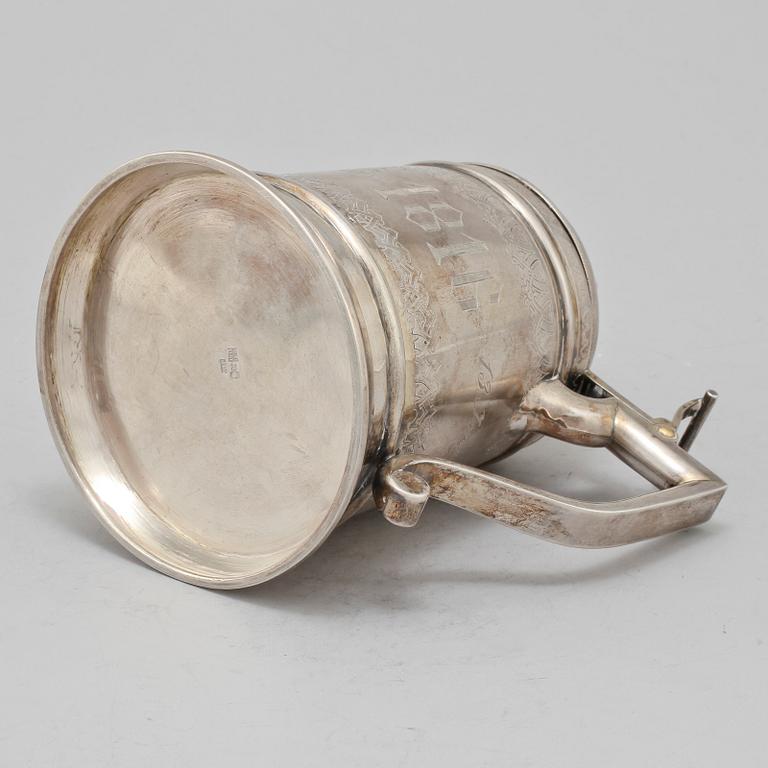 STOP, silver, Viktor Savinsky, Ryssland, 1885. Vikt 510 g.