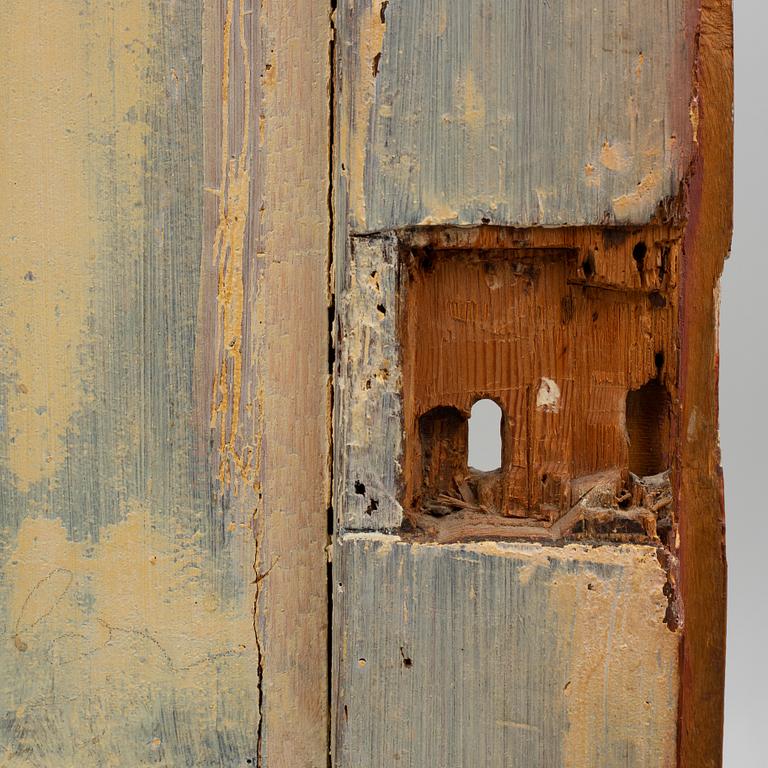 A cabinet, probably Johannes Fundberg, Dalsland, first half of the 19th Century.