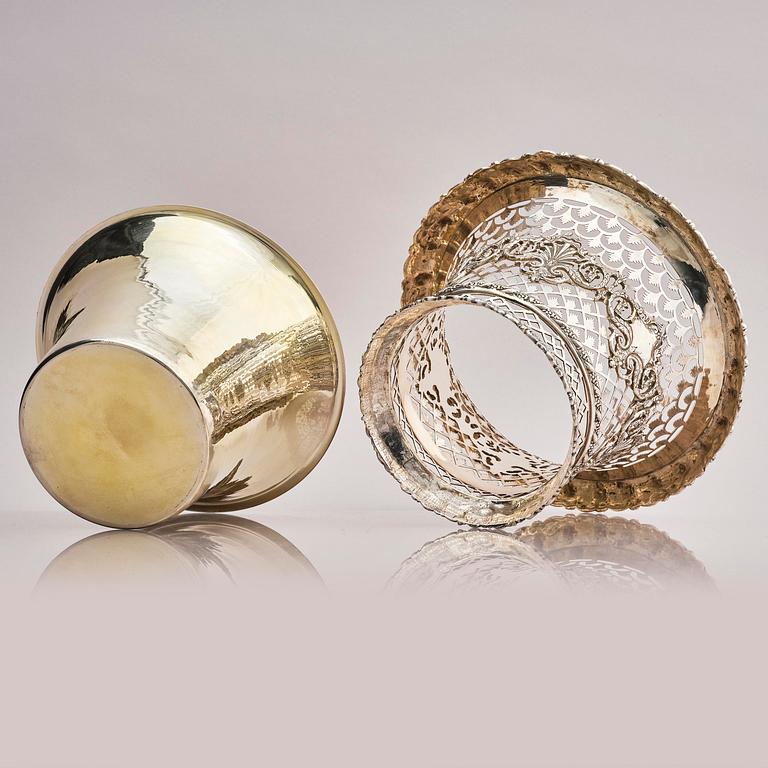 Lale Silverware & Co Ltd, vinkylare, sterling silver, Istanbul, Turkiet 1900-tal.