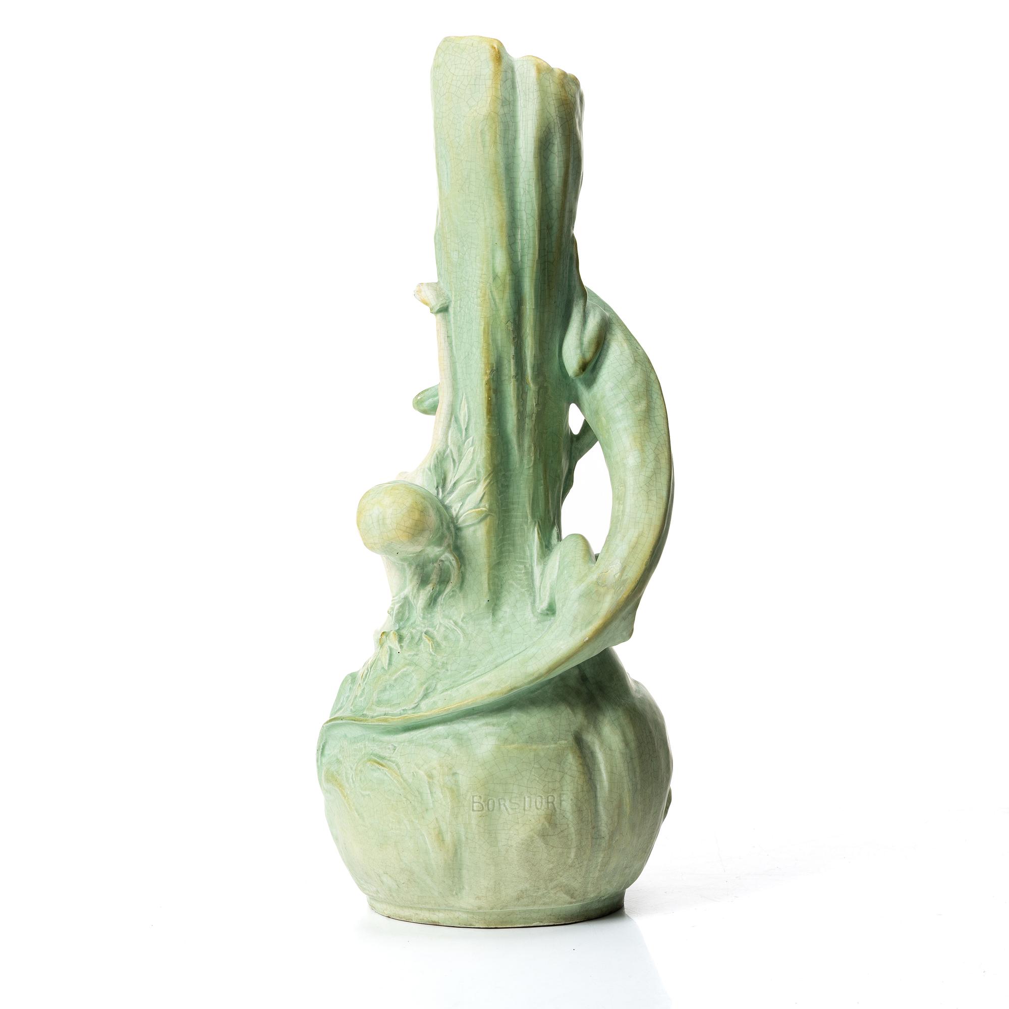 Ernst Borsdorf, an Art Nouveau vase, A Förster, Germany, early 20th century.