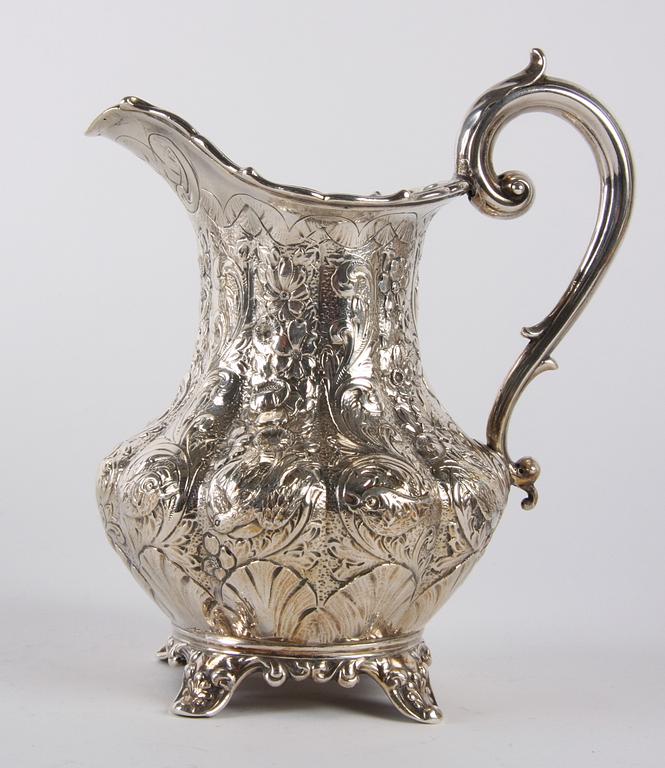 KAFFE- OCH THESERVIS, 4 del, England,
1800-tal, div mästare.