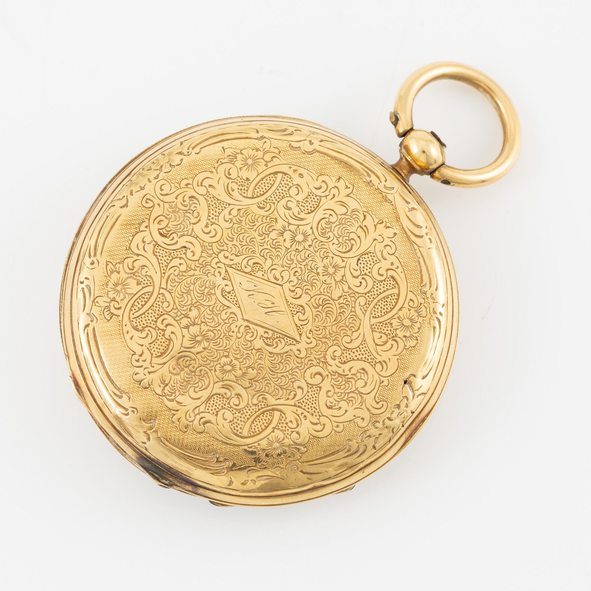 Pocket watch, 37.5 mm.