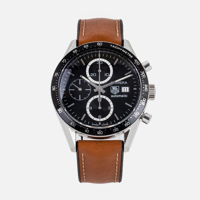 TAG HEUER, Carrera, "Tachymetre", kronograf, armbandsur, 41 mm.
