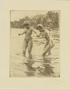 Anders Zorn, "Stenig botten".