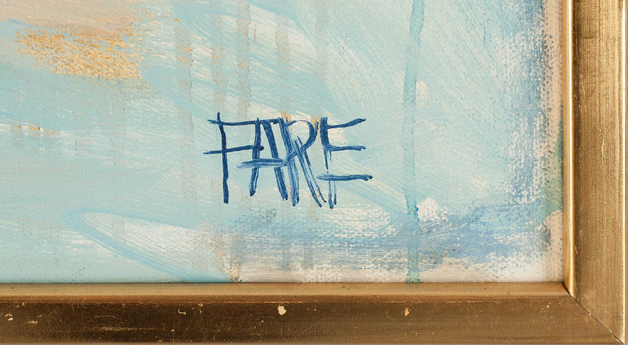 LEOPOLD FARE, olja på duk, sign.