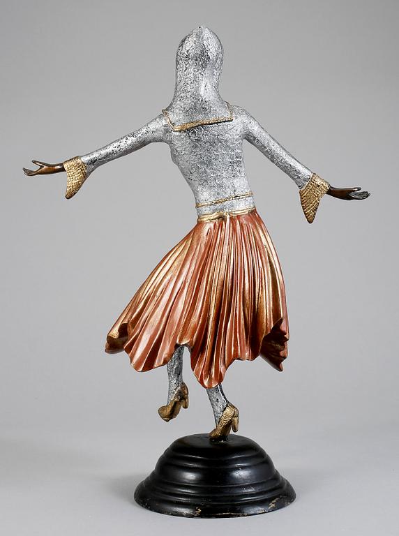 SKULPTUR, brons, troligen Art Déco, 1900-tal.