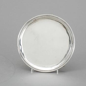 SALVER, silver, William Bateman I, London, England, 1815, vikt ca 247g.