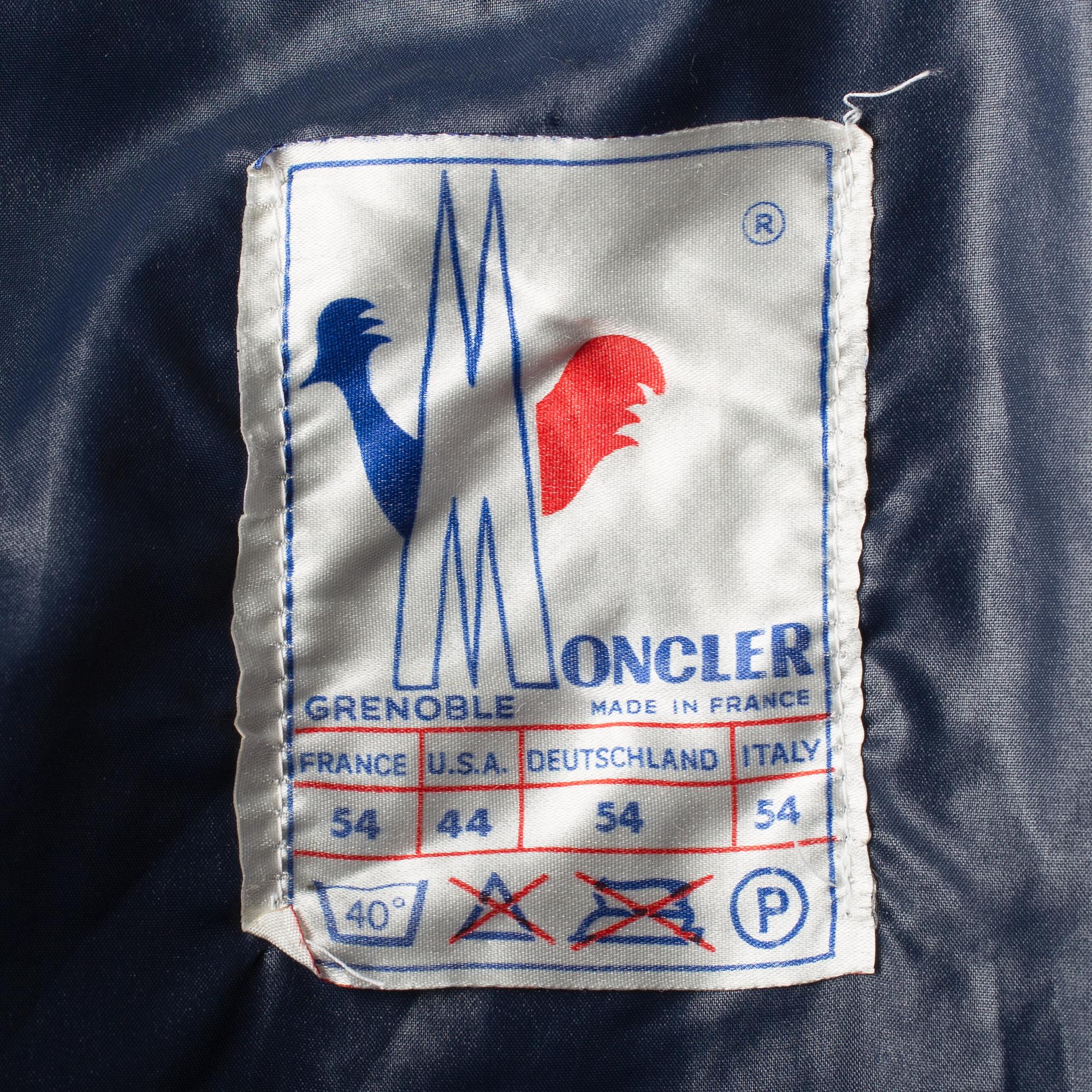 A Moncler jacket, 1980's. Size 54.