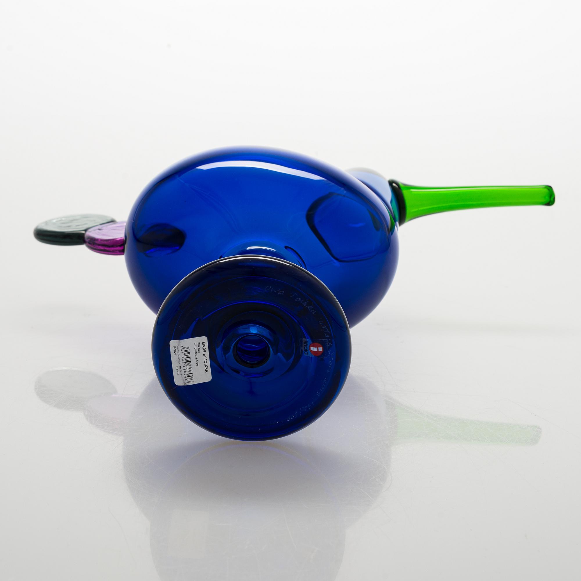 Oiva Toikka, A glass bird, signed Oiva Toikka IITTALA SCOPE 2019 142/500.