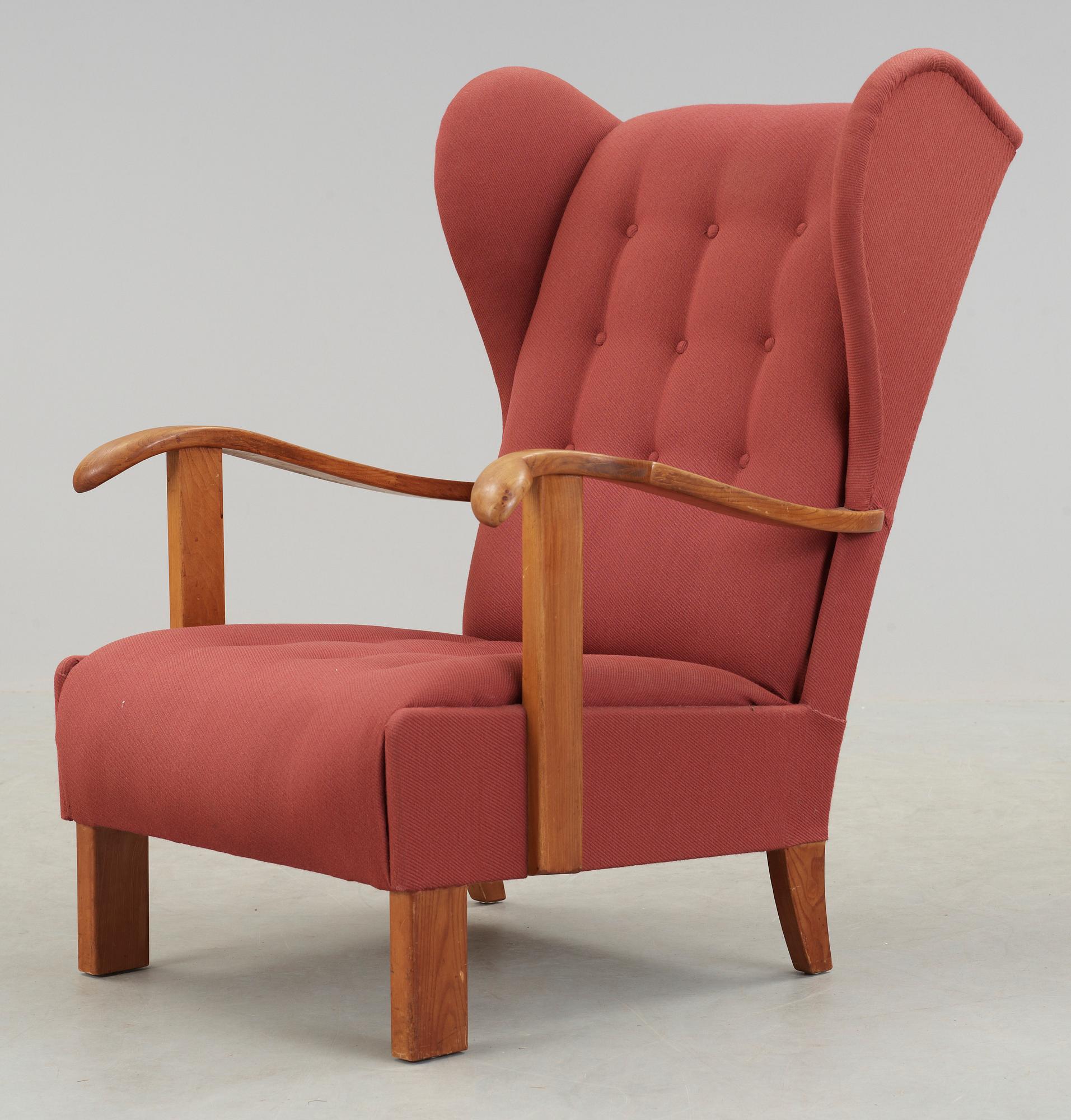 FÅTÖLJ, Fritz Hansen, 1940/50-tal.
