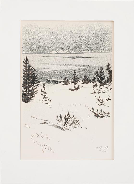 ROLAND SVENSSON, litografier, 2 st, sign o en numr 109/350.