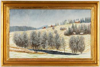 Per Julius, watercolour & gouache, signed.