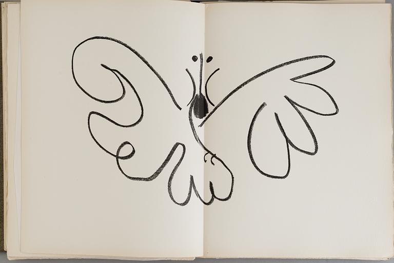 PABLO PICASSO ,  book comprising of 24 lithographs, signed by the artist and the author.