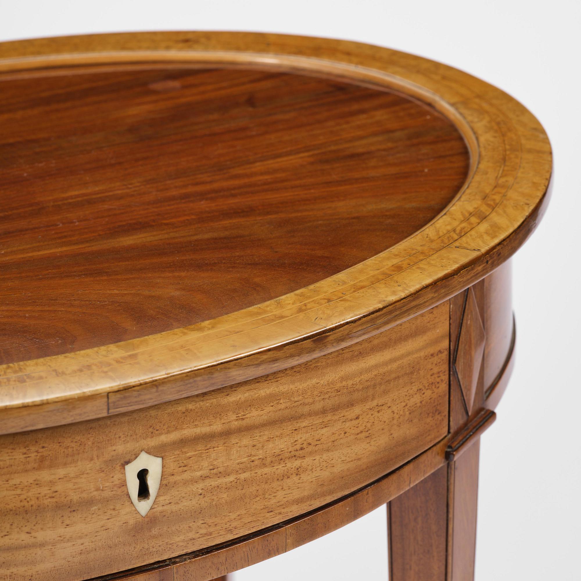 A late Gustavian table.