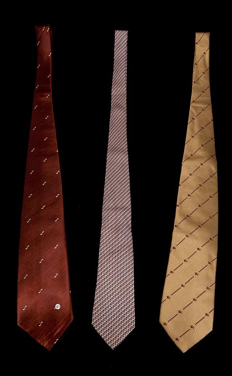 SLIPSAR, 3 stycken, Burberry, Dior samt Versace.