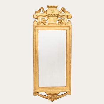 Mirror, Empire style, early 19th century.