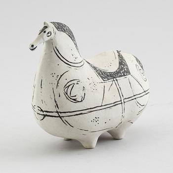 FIGUR, stengods, "Springare", Stig Lindberg, Gustavsberg.