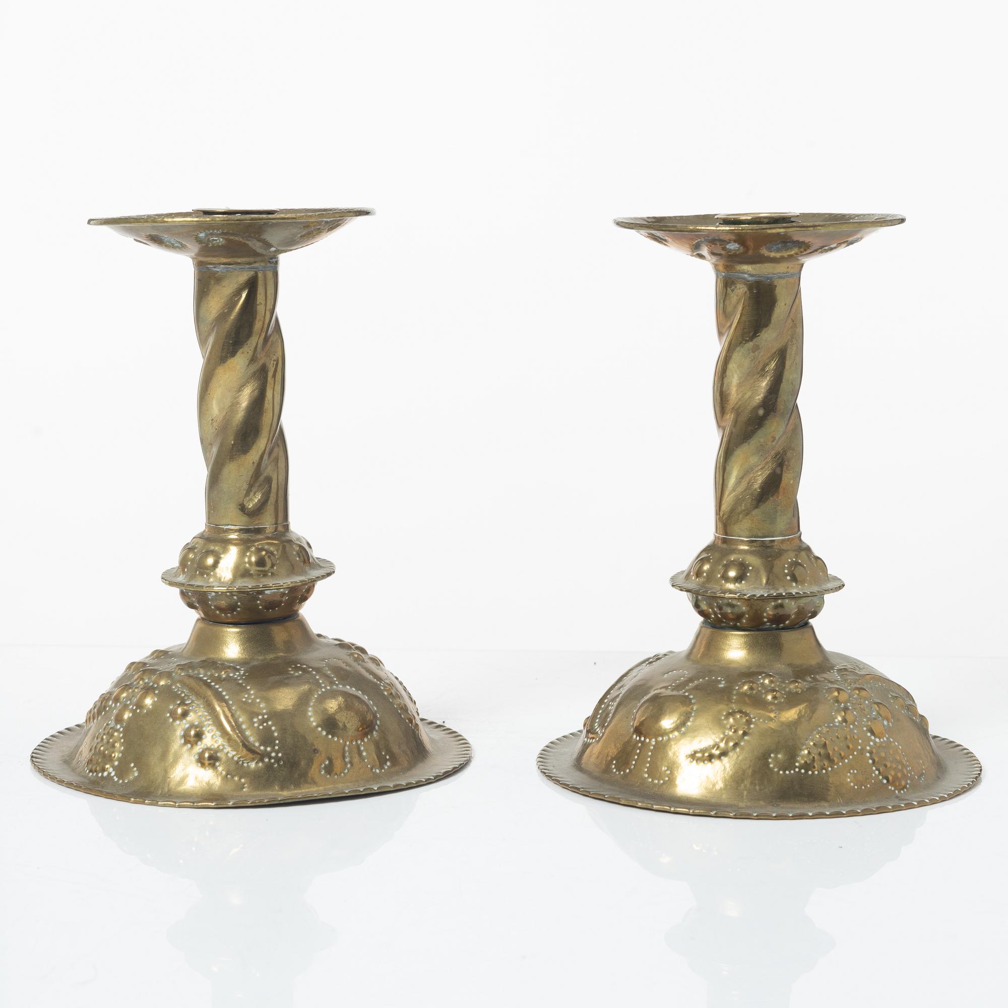 Candelabras a pair, Baroque style, 18th/19th century.