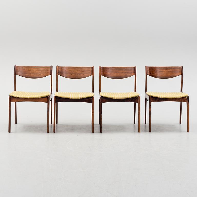 A five piece dining set, 1950's/60's.