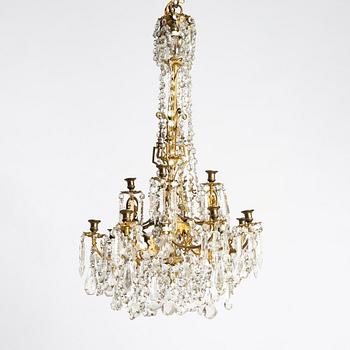 Ljuskrona, oscariansk, 1800-talets slut.