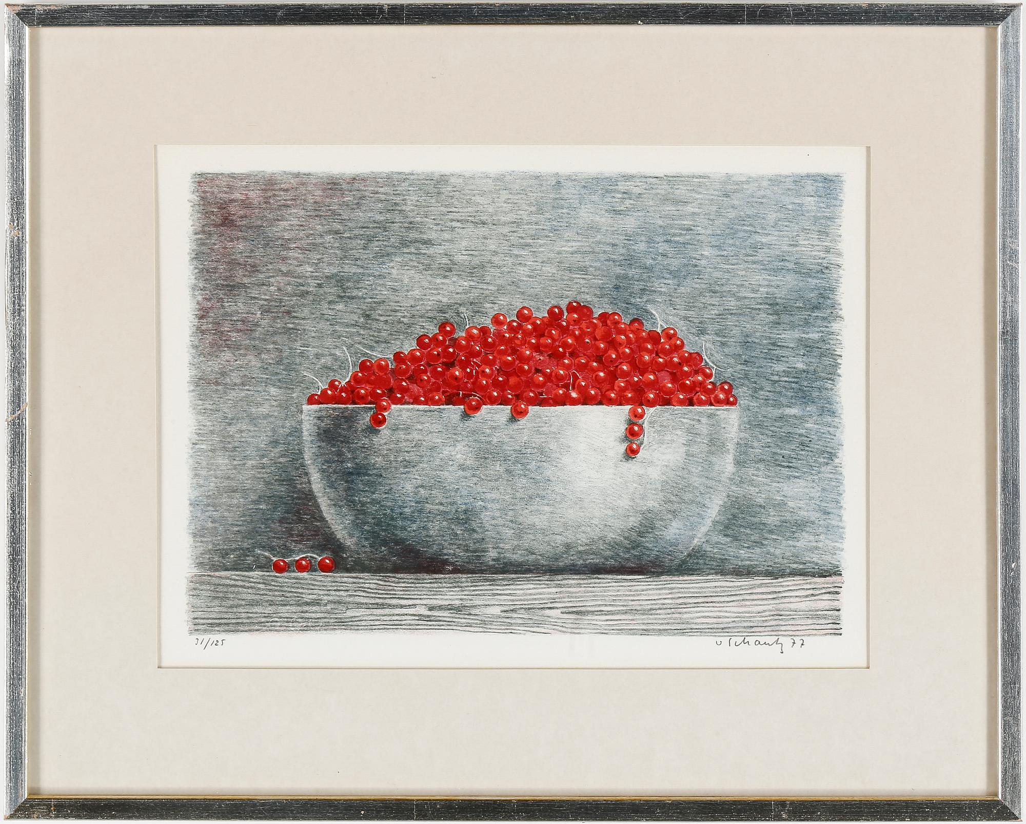 PHILIP VON SCHANTZ, litografi, signerad o numrerad 31/125.