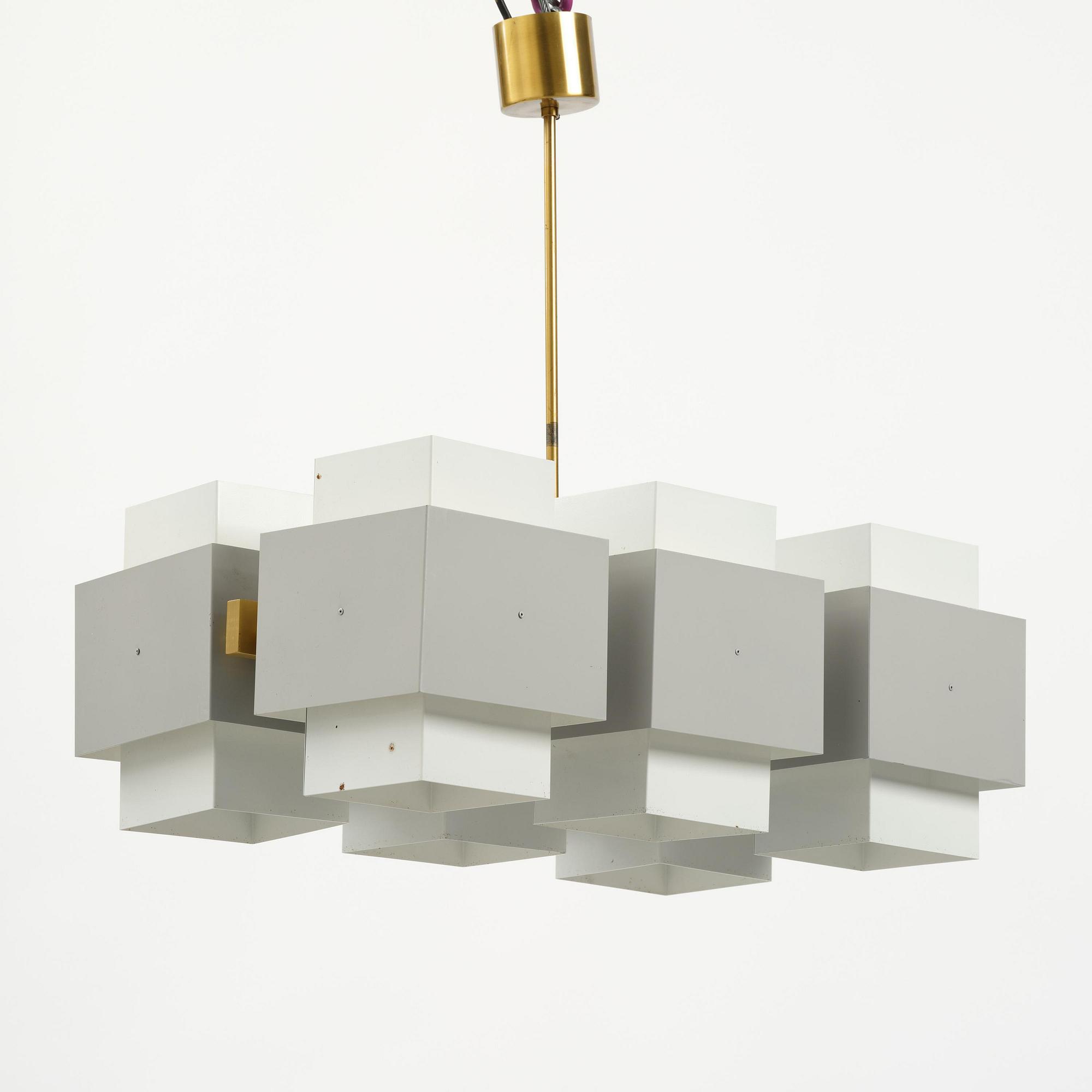 Hans-Agne Jakobsson, a "Selectra" ceiling lamp model "C 769/6", Hans-Agne Jakobsson AB, Markaryd, 1960s-70s.