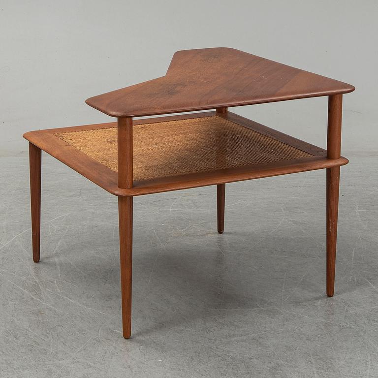 PETER HVIDT & ORLA MØLGAARD NIELSEN, hörnsoffa med hörnbord 3 delar, "Minerva", France & Son, Danmark, 1950/60-tal.