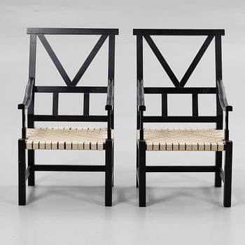 John Kandell, armchairs, a pair, "Victory", Källemo, after 2000.