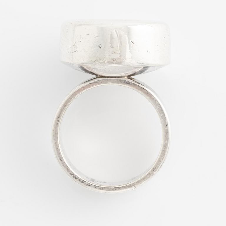 Sven-Erik Högberg armband silver samt ring silver KIJ.