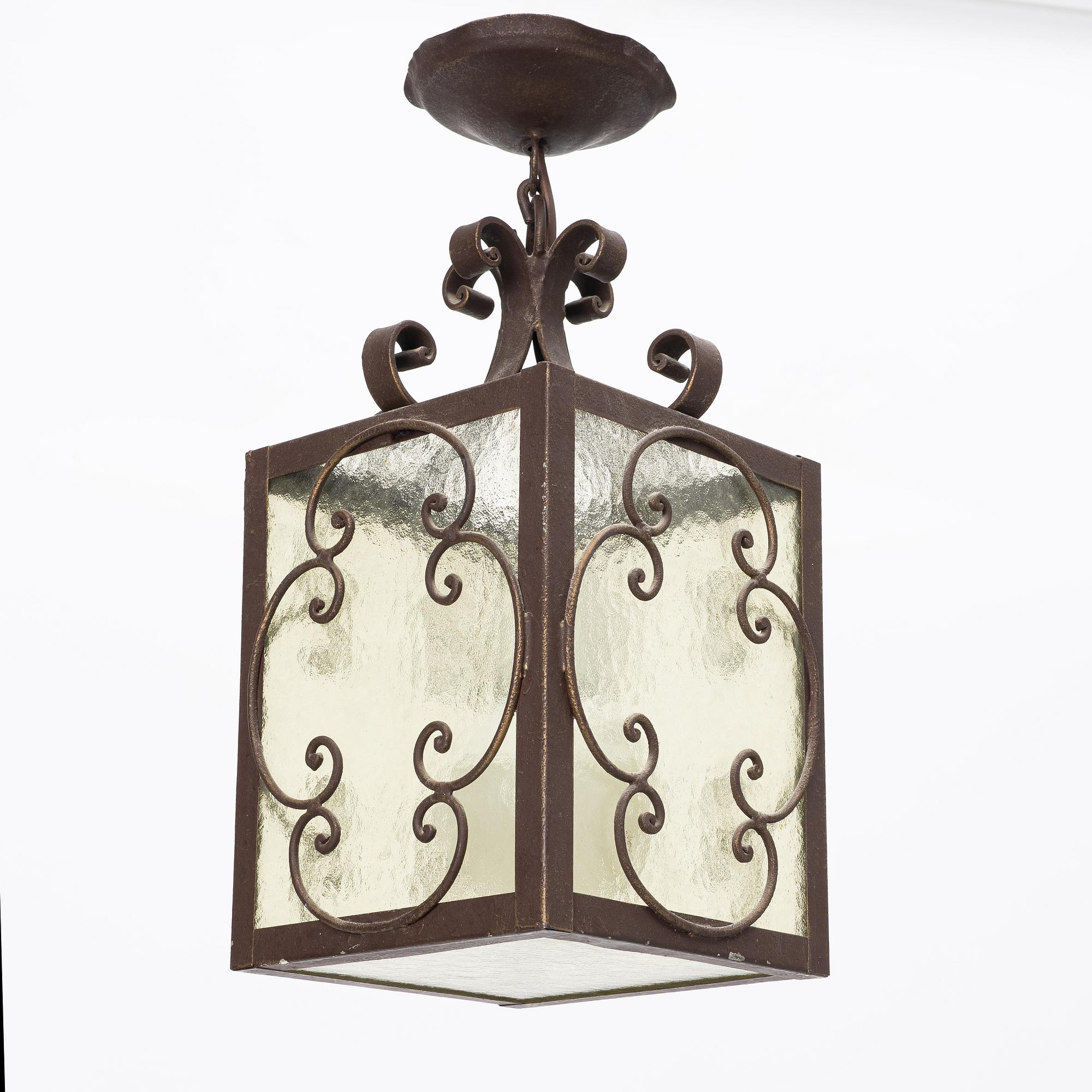 Ceiling lamp, first half of the 20th century.