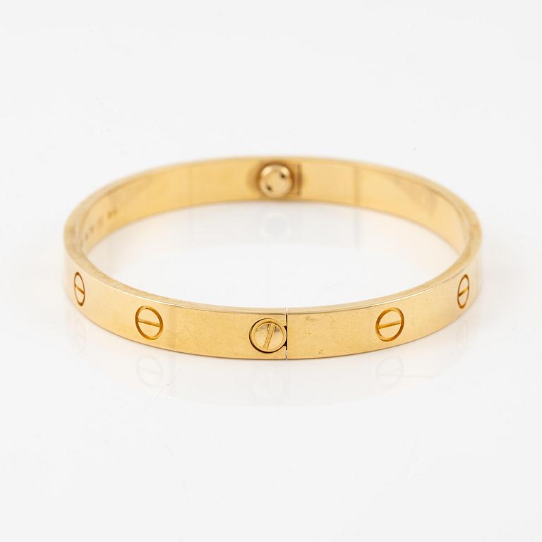 A Cartier bracelet "Love" in 18K gold.
