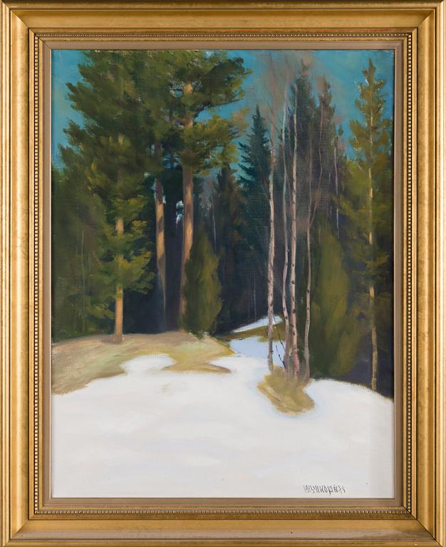 BORIS MIKOJAN, oil on canvas, signed and dated -78.