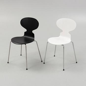 Arne Jacobsen, chairs, 6 pcs, "Myran", Fritz Hansen, Denmark, 2013 & 2020.