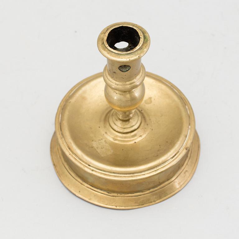 LJUSSTAKE, brons, 1600-tal.