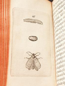 BOK, 3 vol, "Metamorphosis Naturalis... " av Johannes Goedart, Middelburg 1662.