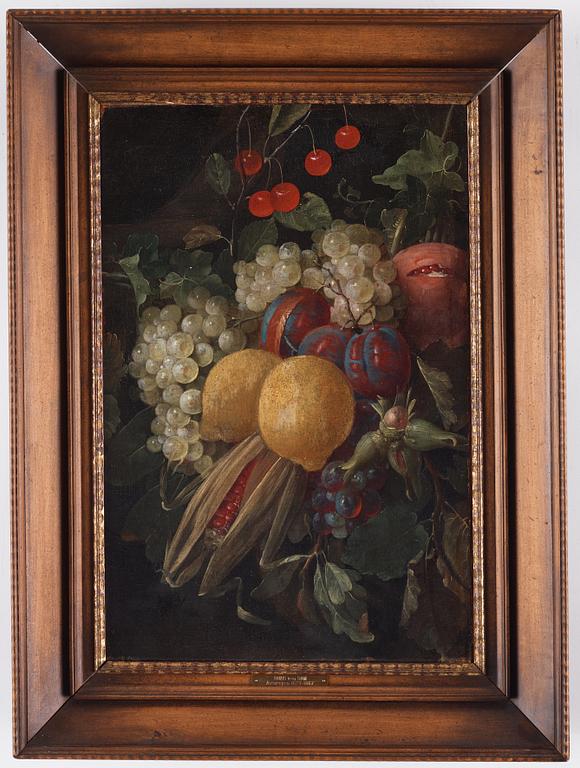 Joris van Son, attributed to, Still life with fruits, a pair.