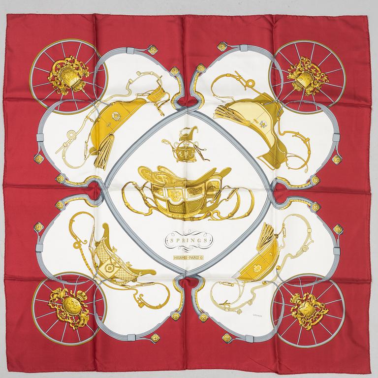 Hermès, scarf, "Springs".