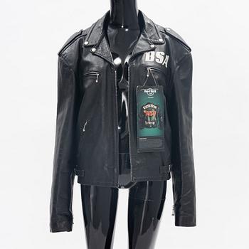 A La Rocka leather jacket as seen in George Michaels "Faith" music video 1987.