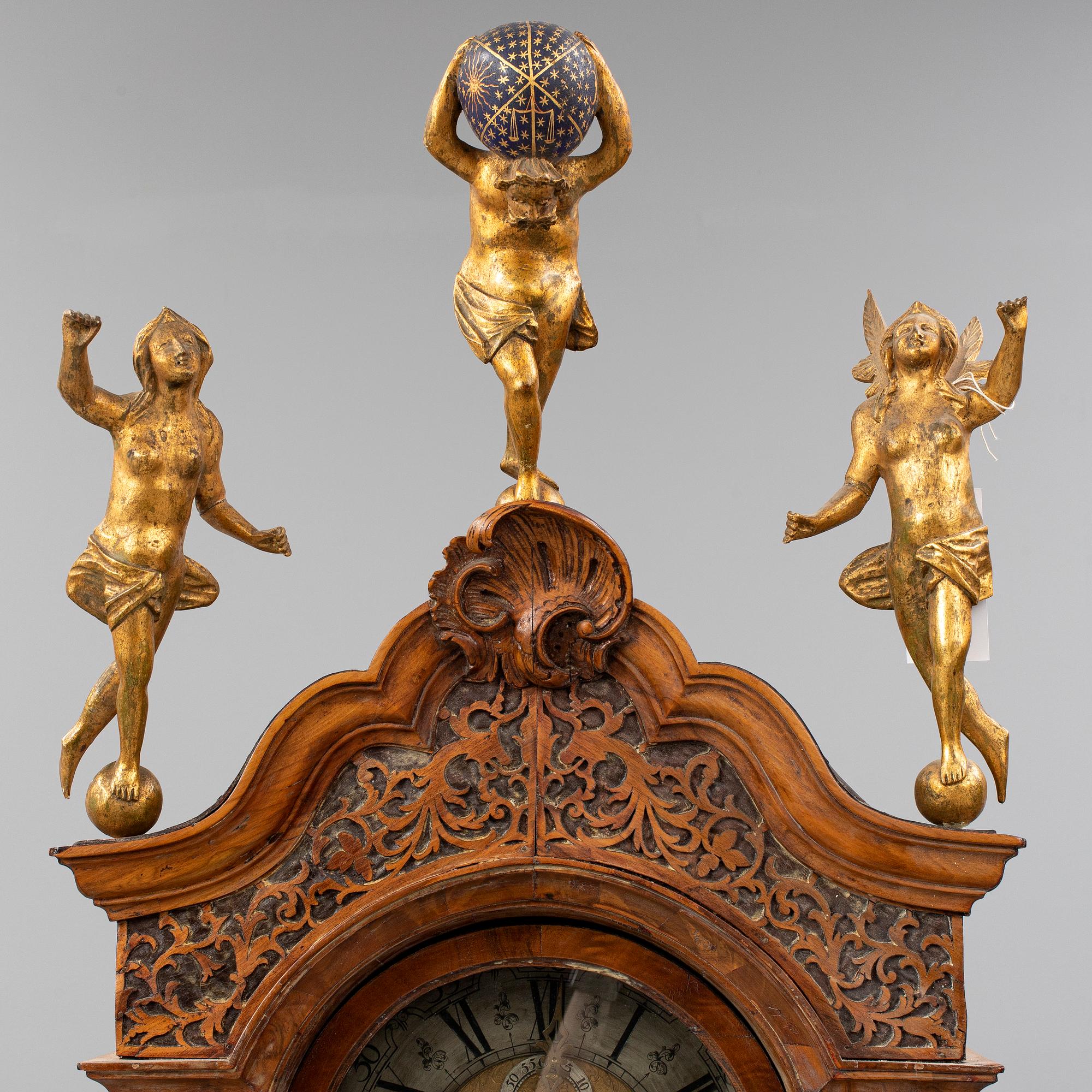 LONGCASE CLOCK, Gerut Bramer, Amsterdam. Second half of the 18th century.