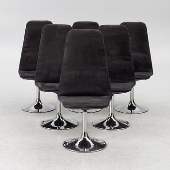 A set of 6 "Viggen" chairs, Johansson Design Markaryd, second half of the 20th century.