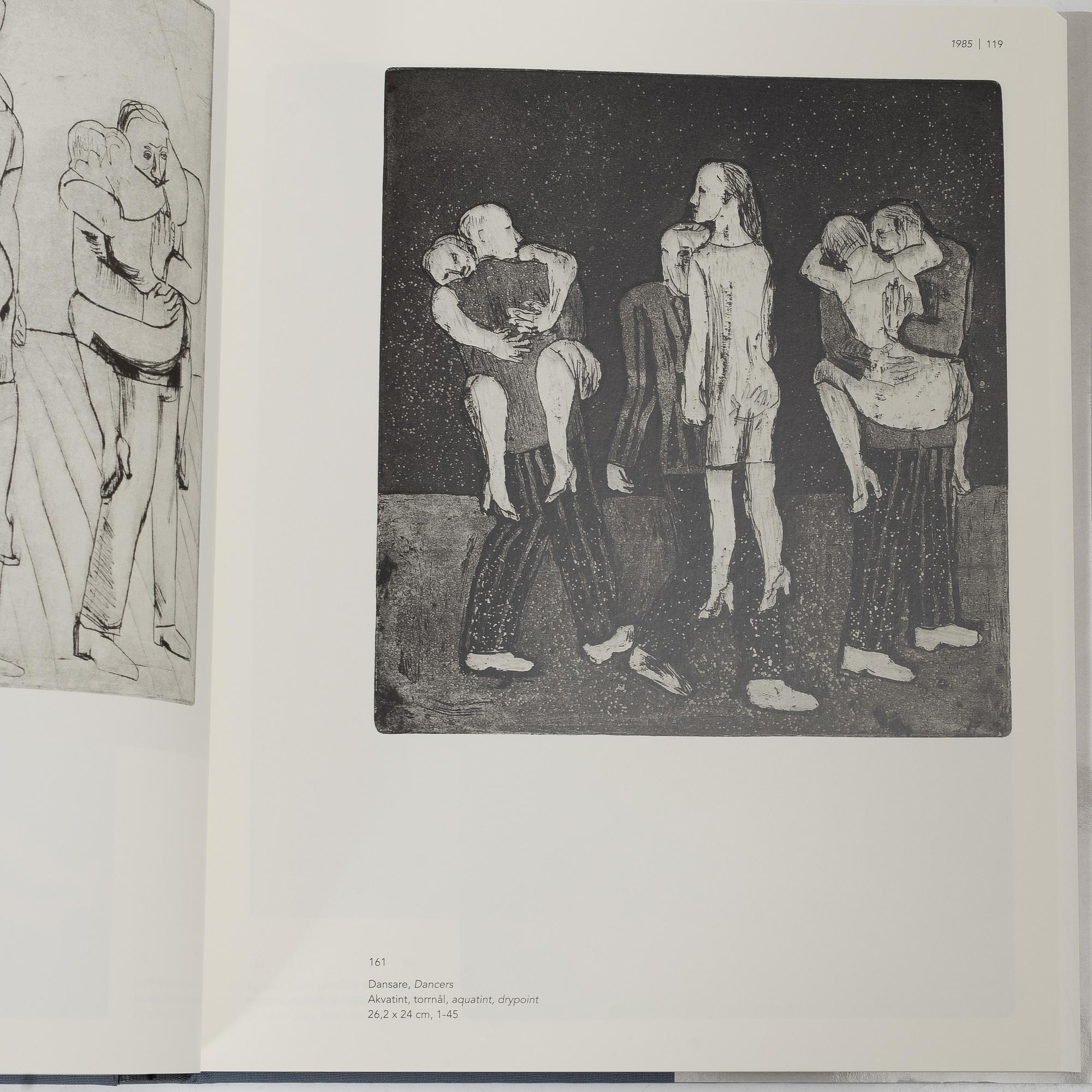 Lena Cronqvist, Catalogue raisonné, “Copper Plate Prints 1974–2009”, with “Stilleben II”, etching, signed and numbered 11/25.