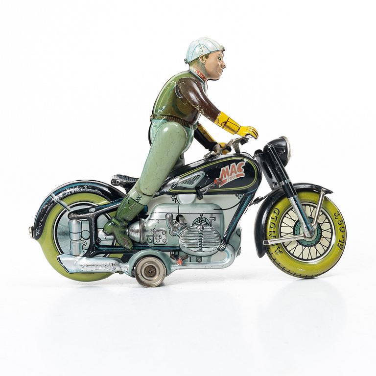 Arnold, tin toy, “Mac 700”, Germany, circa mid-20th century.