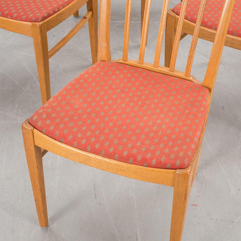 STOLAR, 6 st, Herrgården, Carl Malmsten Bodafors/Åfors möbler, 1900-talets andra hälft.
