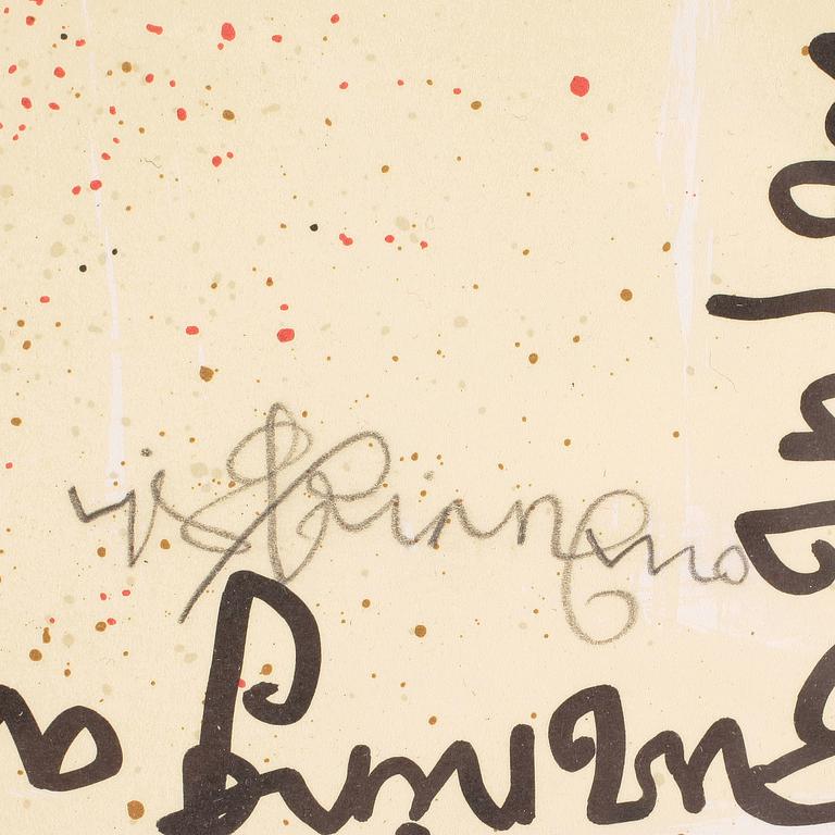 LISA RINNEVUO, litografi, sign o numr 179/230.