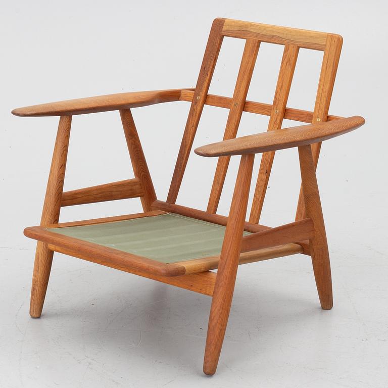 Hans J. Wegner, fåtölj, "GE 240" "Cigarren", Danmark, 1900-talets andra hälft.