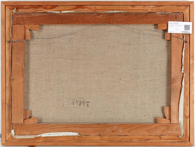 GIUSEPPE PITTO, olja på duk, signerad.