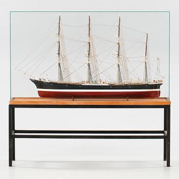 A boat model, "Pamir", made in the second half of the 20th century.